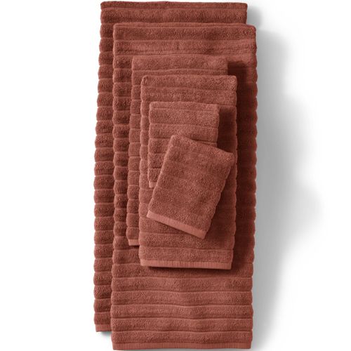 Textured Terry Alabaster Beige Organic Cotton Dish Towels, Set of