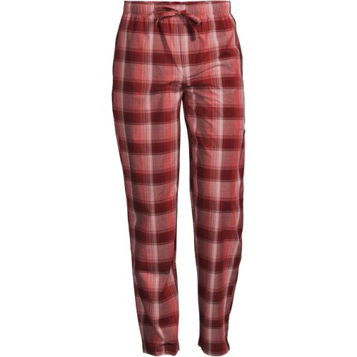 Lands' End Blake Shelton X Lands' End Men's Flannel Pajama Pants - Medium -  Burgundy Shadow Plaid : Target