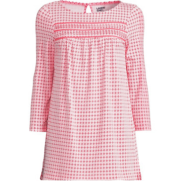 Jerseyshirt aus Baumwolle/Modal mit Lochmusterdetails für Damen image number 1