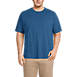 Men's Big and Tall Short Sleeve Garment Dye Slub Pocket Tee, Front