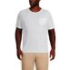 Men's Big and Tall Short Sleeve Garment Dye Slub Pocket Tee, Front