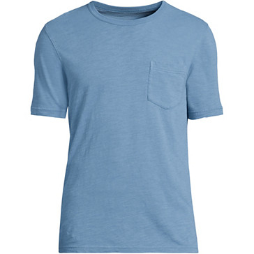 T-Shirt Flammé avec Poche poitrine et Manches Courtes, Homme Stature Standard image number 4