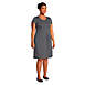 Women's Plus Size Cap Sleeve Box Pleat Ponte Dress, alternative image