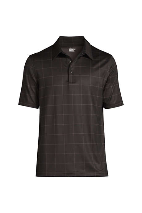 Men's Rapid Dry Short Sleeve Print Polo Shirt