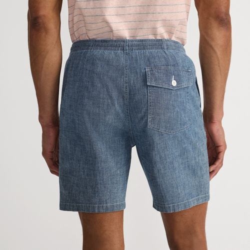  Lands' End Chino-shorts Mit Dehnbund, Herren, Größe:60 Regular, Blau, Elasthan/baumwoll-mischung, By Lands' End 