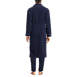 Men's Calf Length Piped Turkish Terry Robe, Back