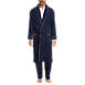 Men's Calf Length Piped Turkish Terry Robe, Front