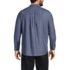 Men's Big and Tall Long Sleeve Chambray Shirt, Back