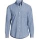 Men's Long Sleeve Chambray Shirt, Front