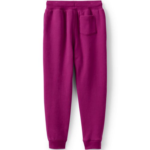 Lands' End School Uniform Little Kids Fleece Jogger Sweatpants