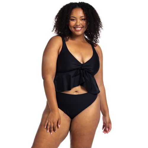 flounce swimsuit plus size