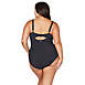 Artesands Women's Plus Size Aria Cezanne Curve Fit Cutout Underwire Adjustable One Piece Swimsuit, Back