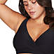Artesands Women's Hues Delacroix Curve Fit V-Neck Adjustable Bikini Top Swimsuit, alternative image