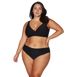 Artesands Women's Plus Size Hues Delacroix Curve Fit V-Neck Adjustable Bikini Top Swimsuit, alternative image
