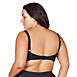 Artesands Women's Plus Size Hues Delacroix Curve Fit V-Neck Adjustable Bikini Top Swimsuit, Back