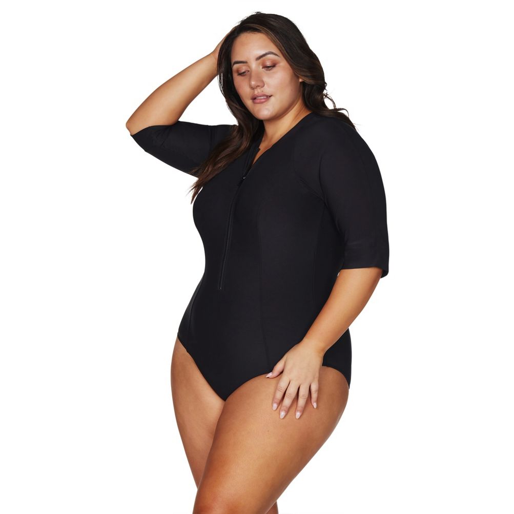 Make a curve statement in our Artesands Cezanne plus size one piece, the  most flattering swimsuit shape EVER.⁠ ⁠ Artesands⁠ Fi