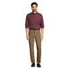 Men's Solid Stretch No Iron Supima Pinpoint Buttondown Collar Dress Shirt, alternative image