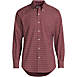 Men's Solid Stretch No Iron Supima Pinpoint Buttondown Collar Dress Shirt, Front