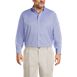 Men's Big and Tall Solid No Iron Supima Pinpoint Buttondown Collar, Front