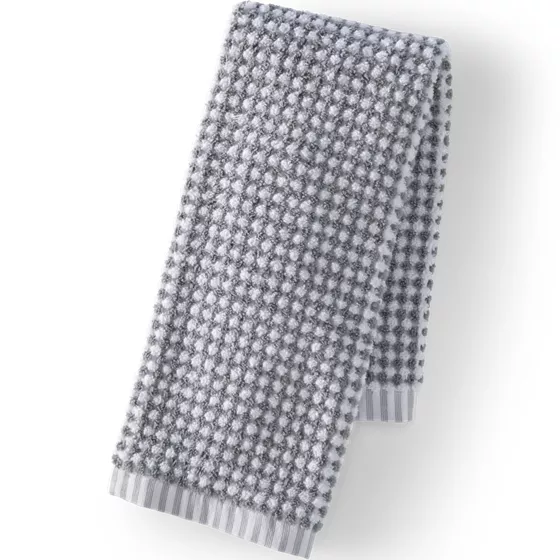 Quick-Dry Cotton Textured Gingham Hand Towel - primary