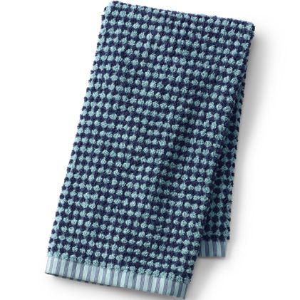 Turkish Quick-Dry Cotton Textured Gingham Hand Towel - primary