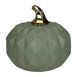 Northlight 7" Diamond Texture Ceramic Pumpkin Table Top Decoration, Front