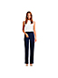 Pantalon Fuselé en Lin à Taille Haute, Femme Stature Standard image number 4