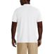 Men's Big and Tall Short Sleeve Slub Pocket Polo, Back