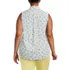 Women's Plus Size No Iron Sleeveless Shirt, Back
