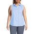 Women's Plus Size No Iron Sleeveless Shirt, Front