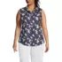 Women's Plus Size No Iron Sleeveless Shirt, Front