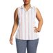 Women's Plus Size No Iron Sleeveless Shirt, Front