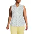 Women's Plus Size No Iron Sleeveless Shirt, Front