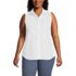 Women's Plus Size No Iron Sleeveless Shirt, Front