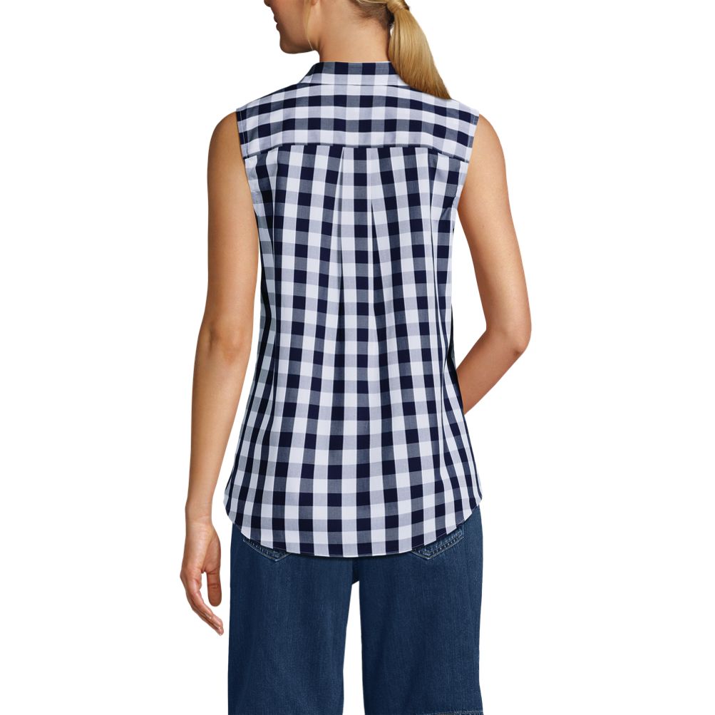knee length dresses for ladies Sleeveless Hemp and Organic Cotton Dress main image 1
