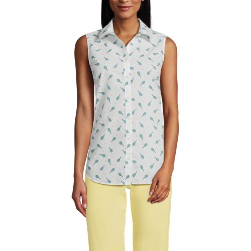 Women's No Iron Sleeveless Shirt - image 3