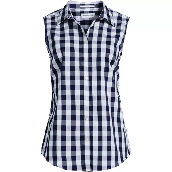 Women's No Iron Sleeveless Shirt - primary
