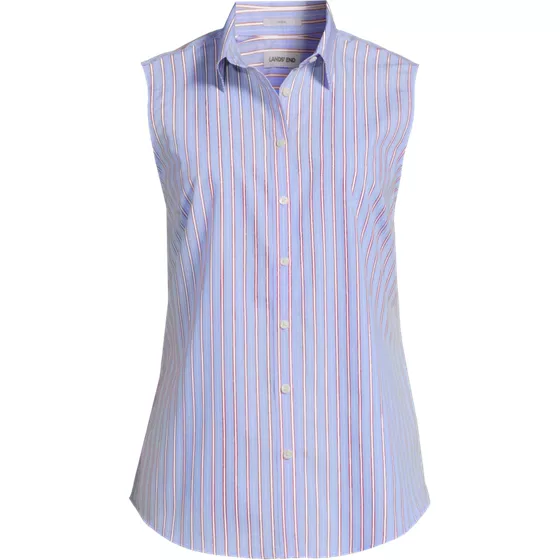 Women's No Iron Sleeveless Shirt - primary