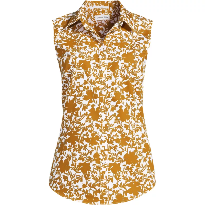 Women's No Iron Sleeveless Shirt, Front