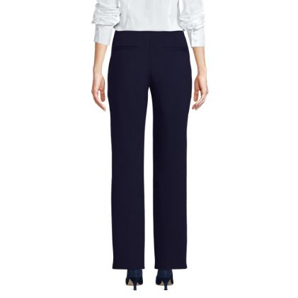 Women's Pintuck Straight Leg Ponte Pants - image 2