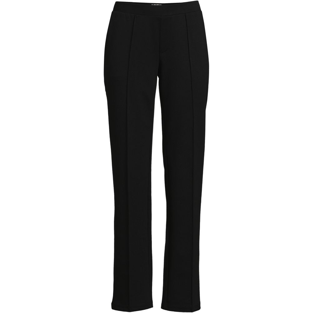 NZSALE  Idyl Womens Straight Leg Bengaline Pull On Stretch Work Pants  Ladies Bottoms Ponte - Charcoal