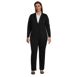 Women's Plus Size Two Button Ponte Blazer, alternative image