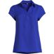 Women's Short Sleeve Split Neck Crepe Blouse, Front