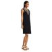 Women's Embroidered Cotton Jersey Sleeveless Swim Cover-up Dress, alternative image