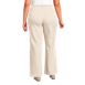 Women's Plus Size Recycled Denim High Rise Wide Leg Jeans, Back