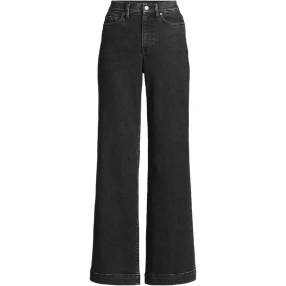 Women's Recycled Denim High Rise Wide Leg Jeans - primary