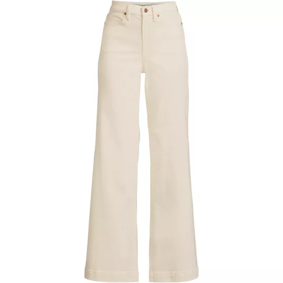 Women's Recycled Denim High Rise Wide Leg Jeans - primary