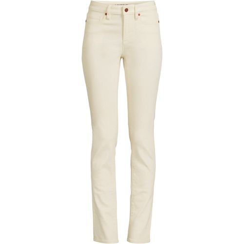 Lands end mid store rise straight jeans