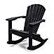 Perfect Choice Classic All Weather Recycled Adirondack Rocking Chair, Front