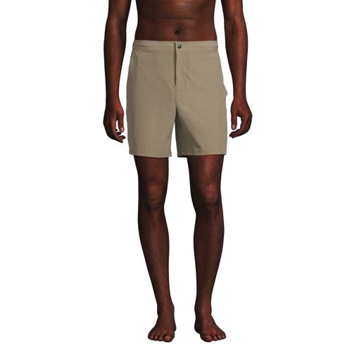 Mens swim trunks with zipper sale fly